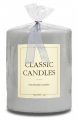 Pl Szary Świeca Classic Candles Walec Mały