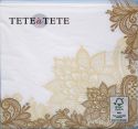 Pl Serwetki Tat Elegant Folk Lace Gold