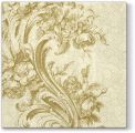 Pl Serwetki Baroque Style Gold