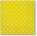 Pl Serwetki Dots Intense Yellow